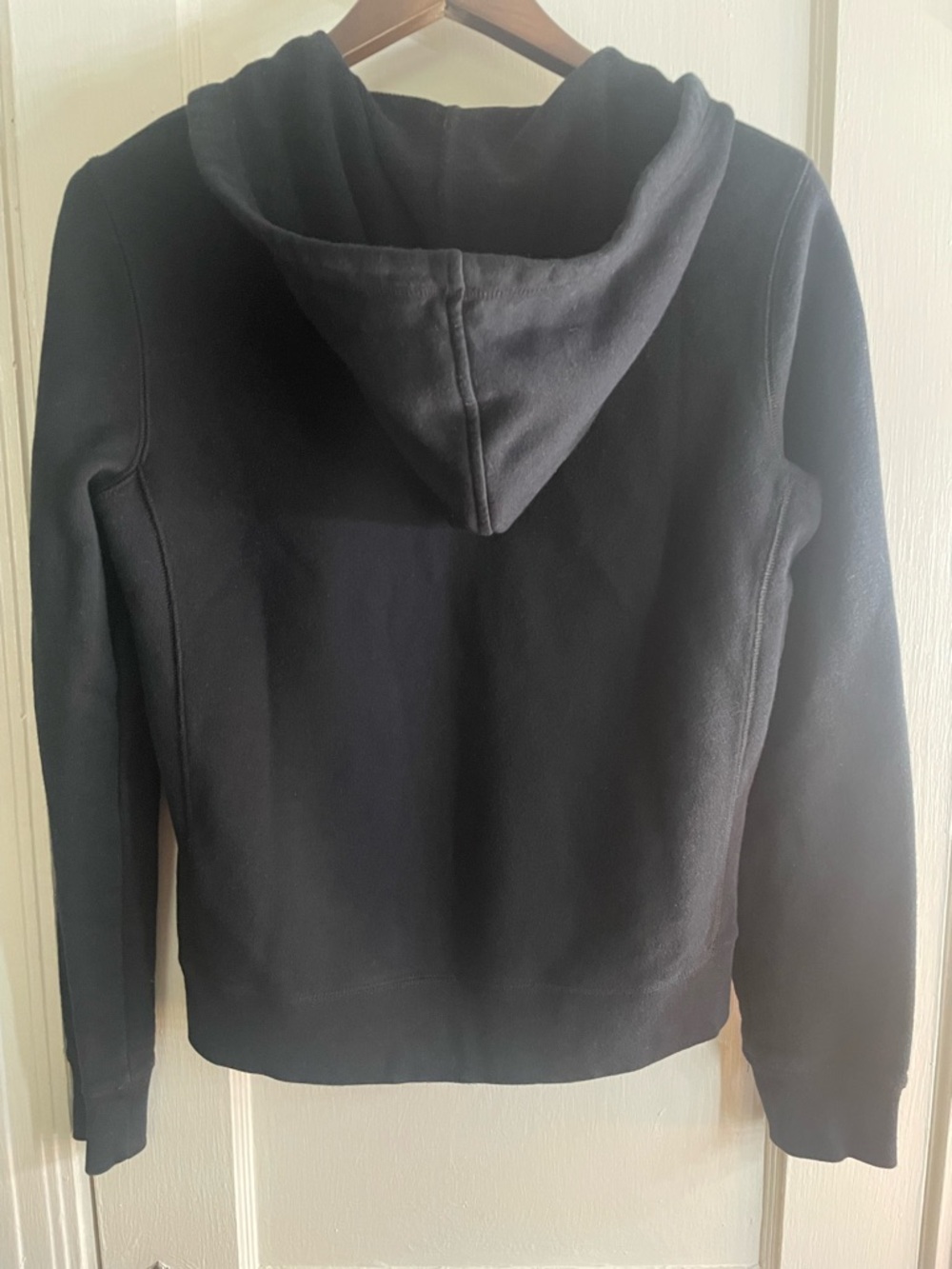 Ralph Lauren Sport Black Zip Hoodie Pockets Polo Pony Logo Womens Large Vintage - Picture 4 of 10